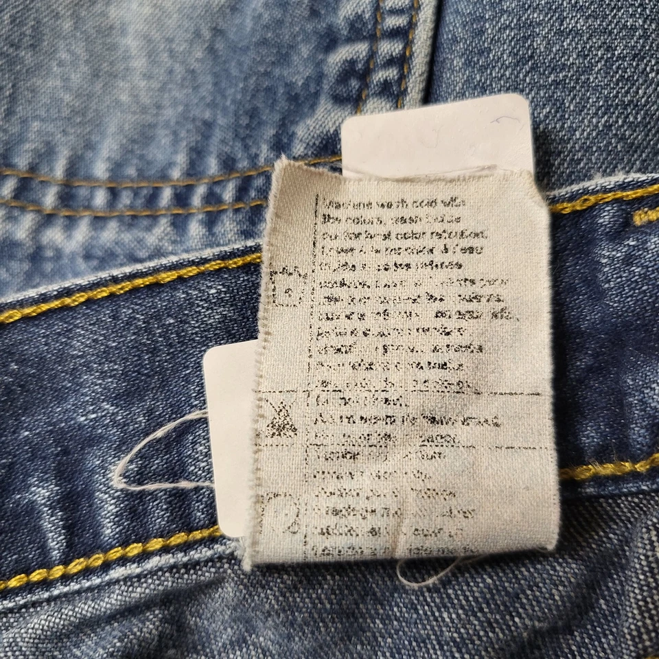 Pantalones Cortos De Colección Carhartt Mujer 42 Azul Denim Carpintero Exterior LEER Foto 3 de 4