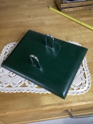 Ephemeridenständer aus grünem Leder Der Gerber 20x15 Vintage