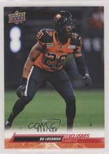 2023 Upper Deck CFL Exclusives 16/100 Boseko Lokombo Bo Lokombo #60 1o9l