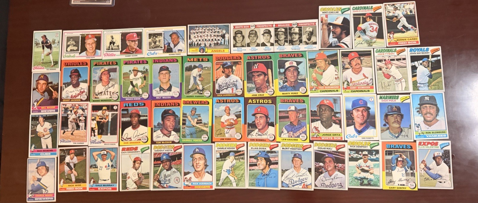 1970s Topps Baseball Cards Lot 160 Vintage MIXED Stars Rookies HOF VG-EX