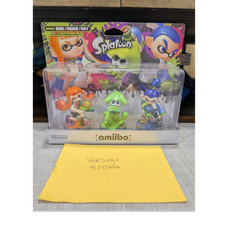 Nintendo amiibo Inkling Girl Squid Inkling Boy Figure Splatoon Series 3-Pack