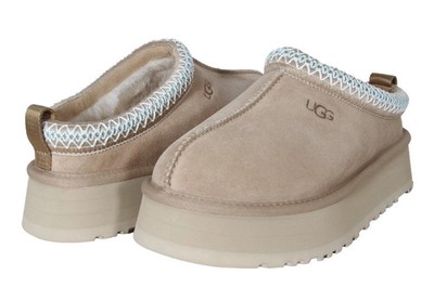 UGG Women's Tazz II Platform Slippers 1174471 Sand Color Authentic