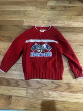 Vintage Tom And Jerry Red Knit Sweater Motor Club 4