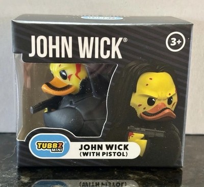 Tubbz Mini- Keanu Reeves -John Wick (with Pistol) - Rubber Duck- Boxed