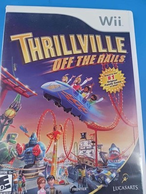 Thrillville Off The Rails Wii Video Game Multiplayer Theme Park