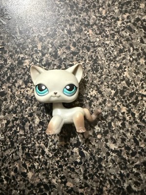 LPS Littlest Pet Shop Short Hair Grey Cat authentic 391 | eBay
