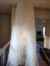 Pottery Barn Kids & Monique Lhuillier - White Bed Canopy 