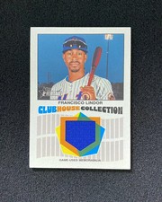 2026 Topps Heritage Clubhouse Collection #CCR-FL Francisco Lindor GU Relic QI95