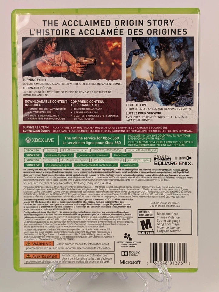 Tomb Raider -- Game of the Year Edition (Xbox 360)➡️CIB - Tested - Near Mint 📀 - Image 2 of 4