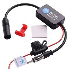 Car Hidden Aerial Radio Antenna Signal Booster Amplifier Strengthen 25db 12V