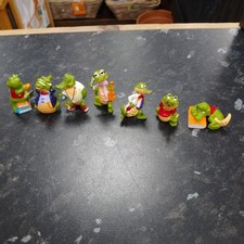 1990&rsquo;s KINDER SURPRISE Egg CRAZY CROCOS Crocodile Croc Retro TOY 1992 set of 7