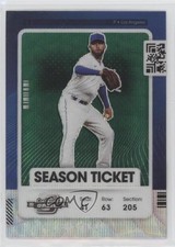 2021 Panini Contenders Season Ticket Optic Green Wave Prizm Danny Duffy #97 0o1