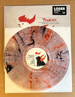 LP:  THE GITS - Enter: The Conquering Chicken  CLEAR RED BLACK VINYL NEW REISSUE