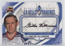 2011-12 ITG Between the Pipes Authentic Goaliegraph Gilles Villemure Auto 1t8