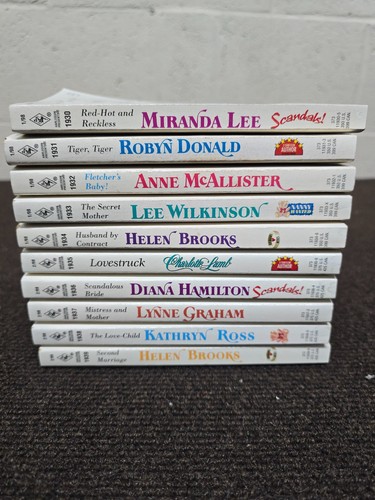 Harlequin Presents Book lot of 10 PB 1998 Anne Mcallister Kathryn Ross - Foto 1 di 12