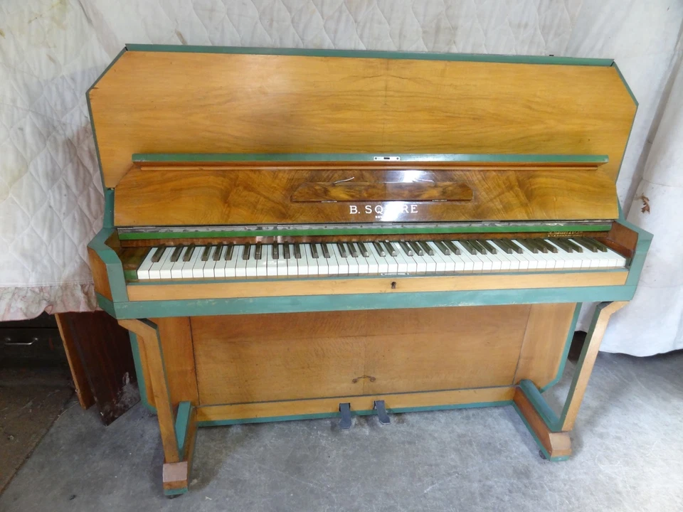 SEE VIDEO - Art Deco Overstrung Piano - Reconditioned - Inc. Local Delivery - Image 3 of 4