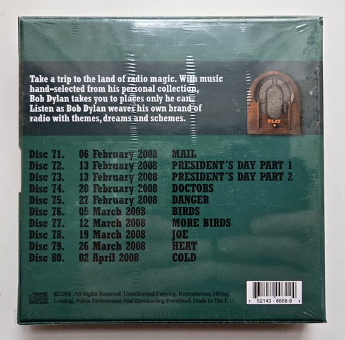 With Your Host Bob Dylan : Box 8 - 10 x CD Box Set NEW & SEALED - Imagen 2 de 4