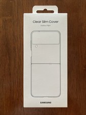 NEW Genuine OEM Samsung Galaxy Flip4 Clear Slim Cover Case