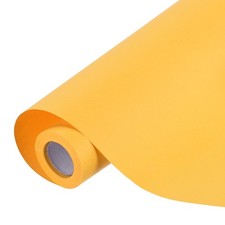 Kraft Parcel Paper, 15\" x 433\" (36 ft), for Decoration, Yellow 80GSM