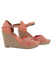 Tommy Hilfiger Keilsandalen Wedges Damen Gr. 40 Rosa Espadrilles