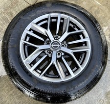 NISSAN ROGUE S 17x7-1/2 15 SPOKE SILVER ALLOY WHEEL RIM W/TIRE 2021-2025 #111705