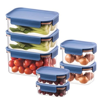 LBF405RS7N Modular Plus Food Storage Container,14 set (7 containers & 7 Lids)...
