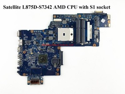 For Toshiba Satellite L875D-S7342 AMD cpu with S1 socket laptop motherboard