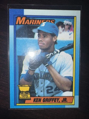 Ken Griffey, Jr 1990 Topps Bloody Scar Card #336