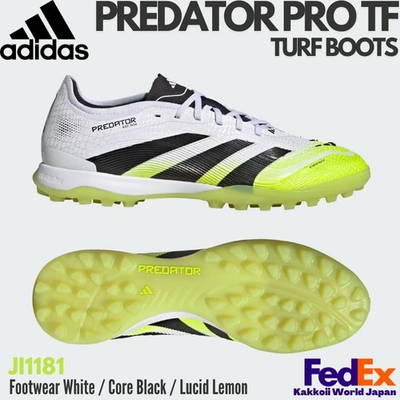 #ad adidas Soccer shoes PREDATOR PRO TF Footwear White Core Black JI1181 2025 NEW $128.50
