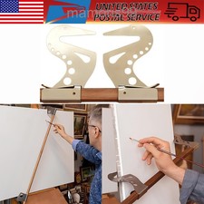 Adjustable Easel Hand Rest Support Bar, Artist Hand Support Bridge Metal Wrist