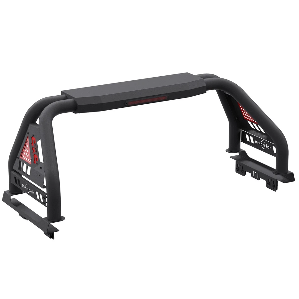 Roll Sport Bar Chase Rack Bed Bar Steel For 2000-2025 Chevrolet Silverado 1500 - Image 3 of 4