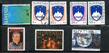LOT 38450 USED  100/149 STAMPS FROM SLOVENIA