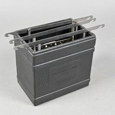 Kodak 4x5 Hard Rubber Film Developing Process Tank 3 Film Hangers