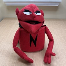 Willie George Devil Hand Puppet With Cape - Excellent Quality Condition - Rare