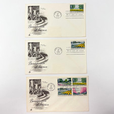 Qty. 3 - Vintage 1st Day Issue Stamp & Envelope - Beautification Of America 1969