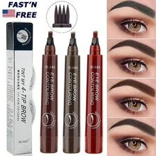 Microblading Tattoo Eyebrow Ink Pen Long Lasting Eye Brow Pencil 3D Fork Makeup