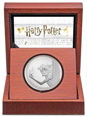 New Zealand Mint Harry Potter Dobby 1 oz .999 Fine Silver Coin