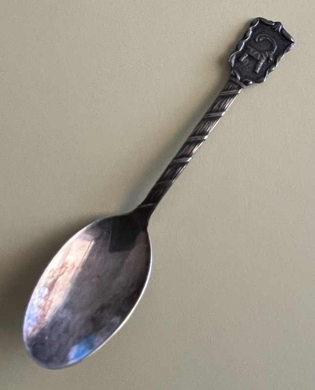 Swedish Julbok Souvenir Spoon Scandinavian Straw Christmas Yule Goat Collectible