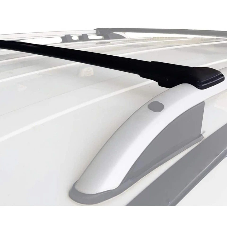 Black Aluminum Roof Rack Cross Bars Fits Mercedes ML/GL 2013-2016 Foto 4 de 4