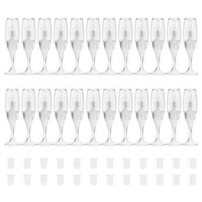 24 Pcs Refillable Lip Balm Bottles Empty Lip Gloss Containers 8ml Lipstick Tube