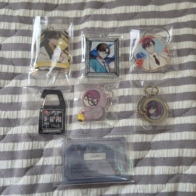 BPROJECT MooNs Taito Shakimura Charm Carabiner 7pc Set, Badge/Keychain, LE? 9th