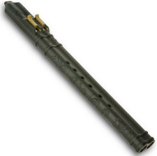 Baflute Native American Style Drone Flute, 432Hz Double Chamber Drone Flute, 3D