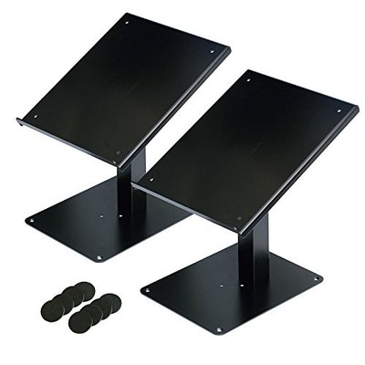Kikutani DJ-CDL CDJ Player Stand Pair Set of 2 Adjustable Large DJ Black New