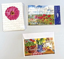 18pc Lot Assorted Thank You Greeting Cards W Envelopes Floral American Greetings