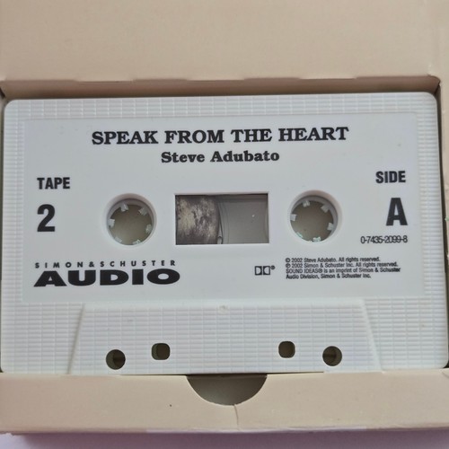 Speak From the Heart: Be Yourself and Get Results by Steve Adubato Cassette - Picture 7 of 9