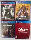 4 PS4 Yakuza Games Lot - NEW CIB - Yakuza Remastered Collection (CIB), Kiwami