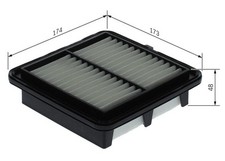 BOSCH F 026 400 729 Luftfilter für HONDA