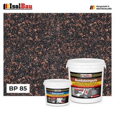 Buntsteinputz SET Mosaikputz BP 85 (schwarz, braun) 25 kg + Quarzgrund 4 kg