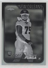 2024 Topps Chrome Rookies Negative Refractor Taliese Fuaga #296 1k83