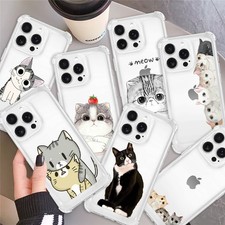 For Samsung Galaxy A56 A36 A26 Cats Pattern Phone Case iPhone 14 15 16 Pro Cover